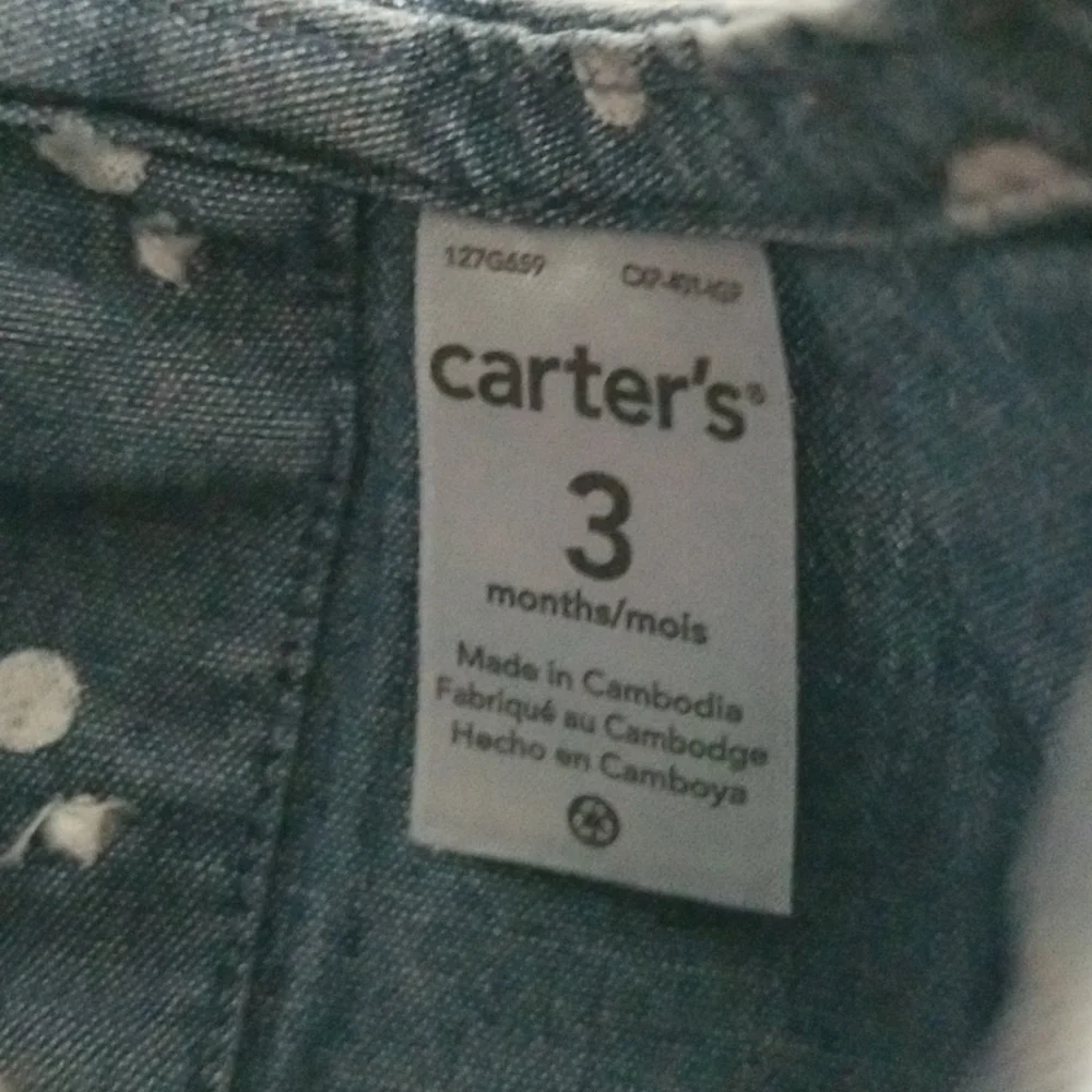 Carter's Baby Girl's Denim Dress